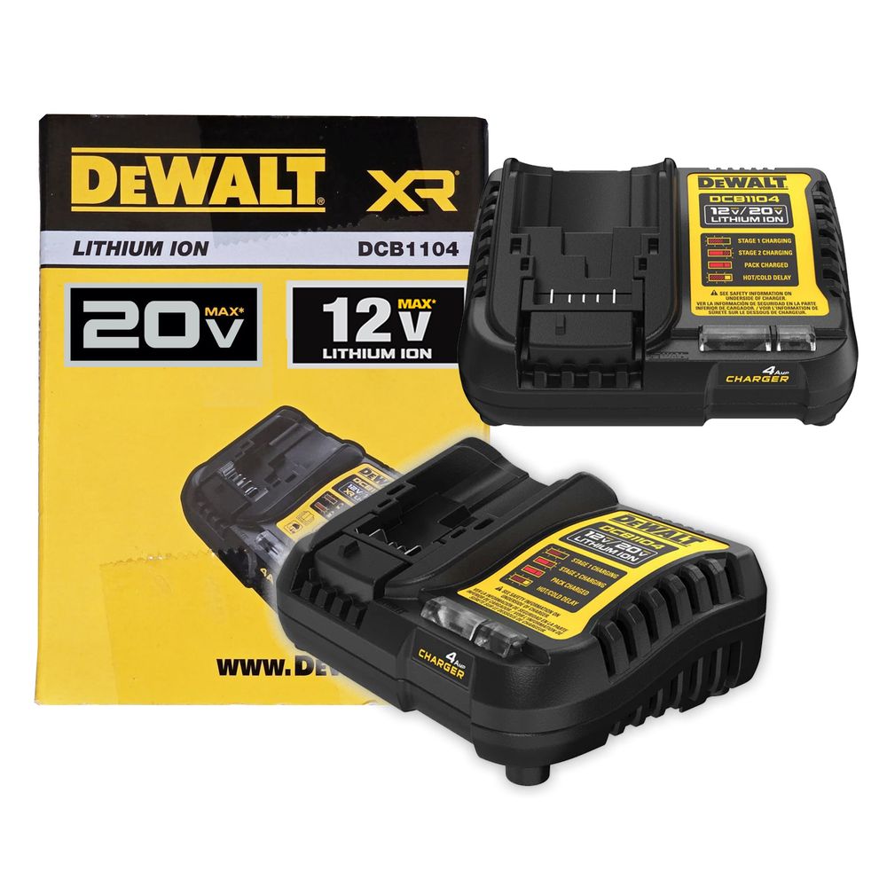 Dewalt DCB1104 12V/20V Multi Voltage Li-Ion Battery Charger Dewalt DCB1104 12V/20V Multi Voltage Li-Ion Battery Charger